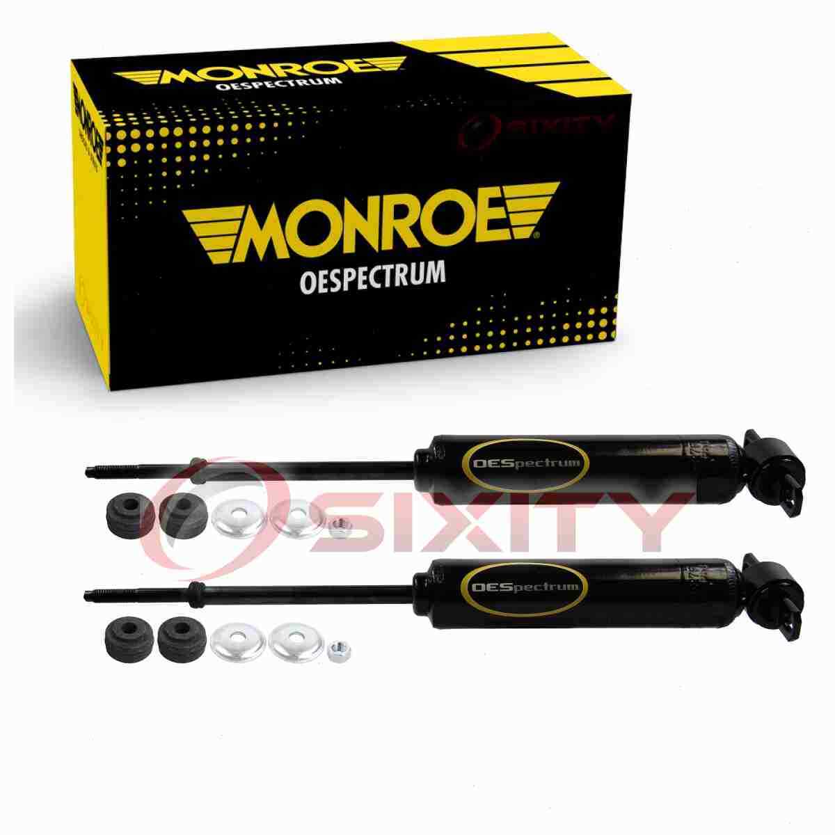 2 pc Monroe OESpectrum Front Shock Absorbers for 1955-1957 Chevrolet Two-Ten zn