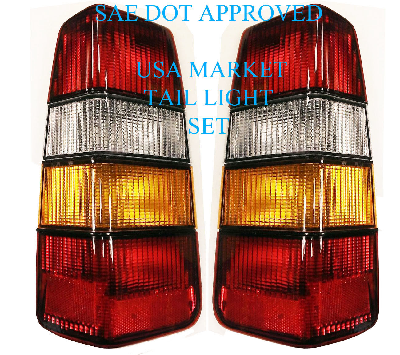 VOLVO 240 245 WAGON Tail Light Set of 2 NEW left and right 1372441 1372442