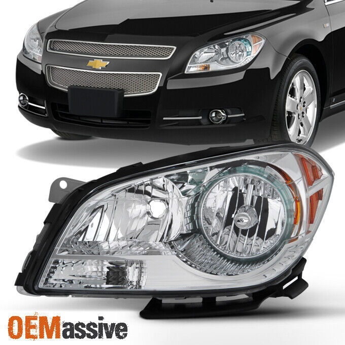 Fit 2008 2009 2011 2012 Chevy Malibu Driver Side Headlight Headlamp Assembly