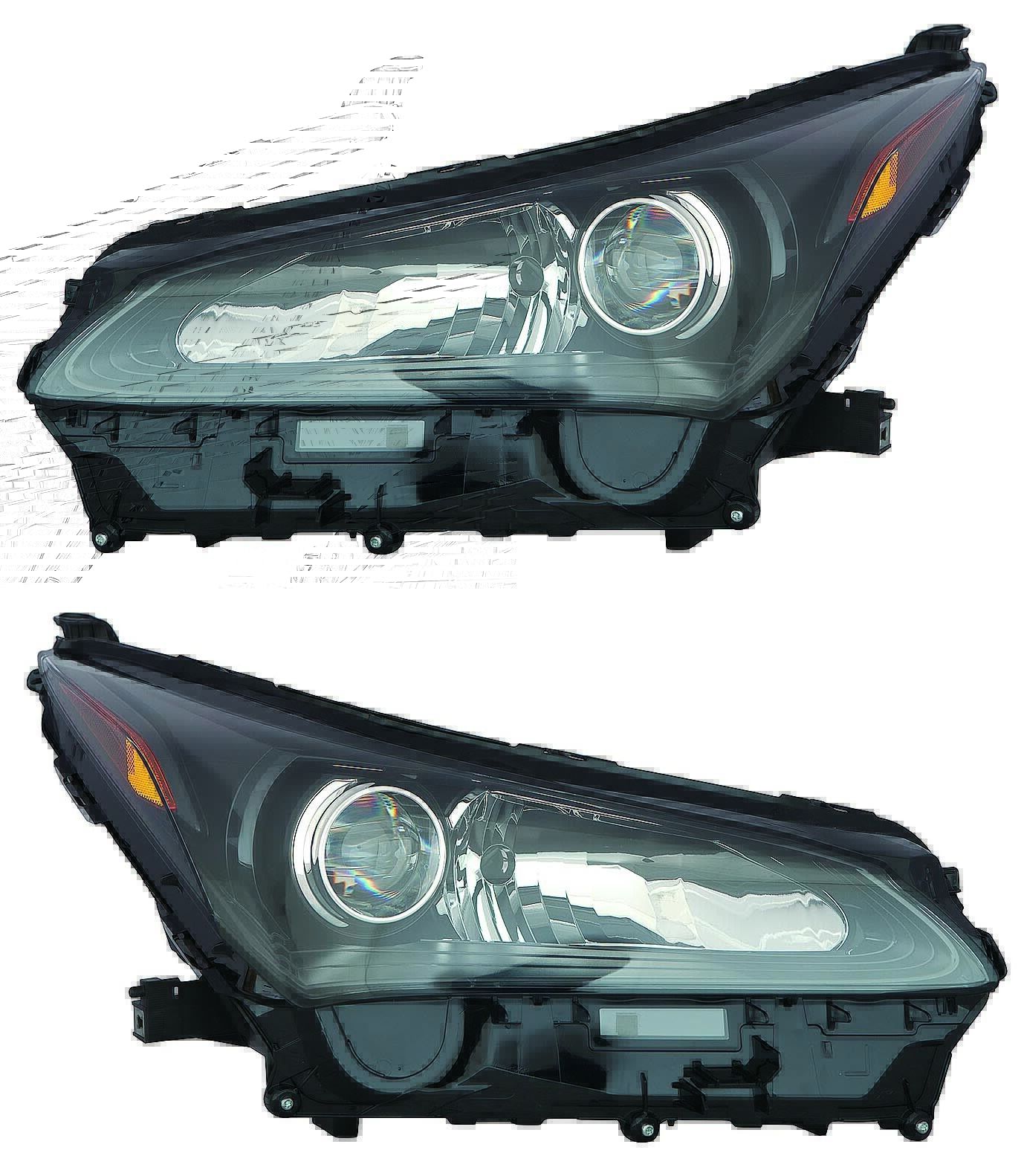 For 2015-2017 Lexus NX200t NX300 NX300h Headlight Halogen Set Pair