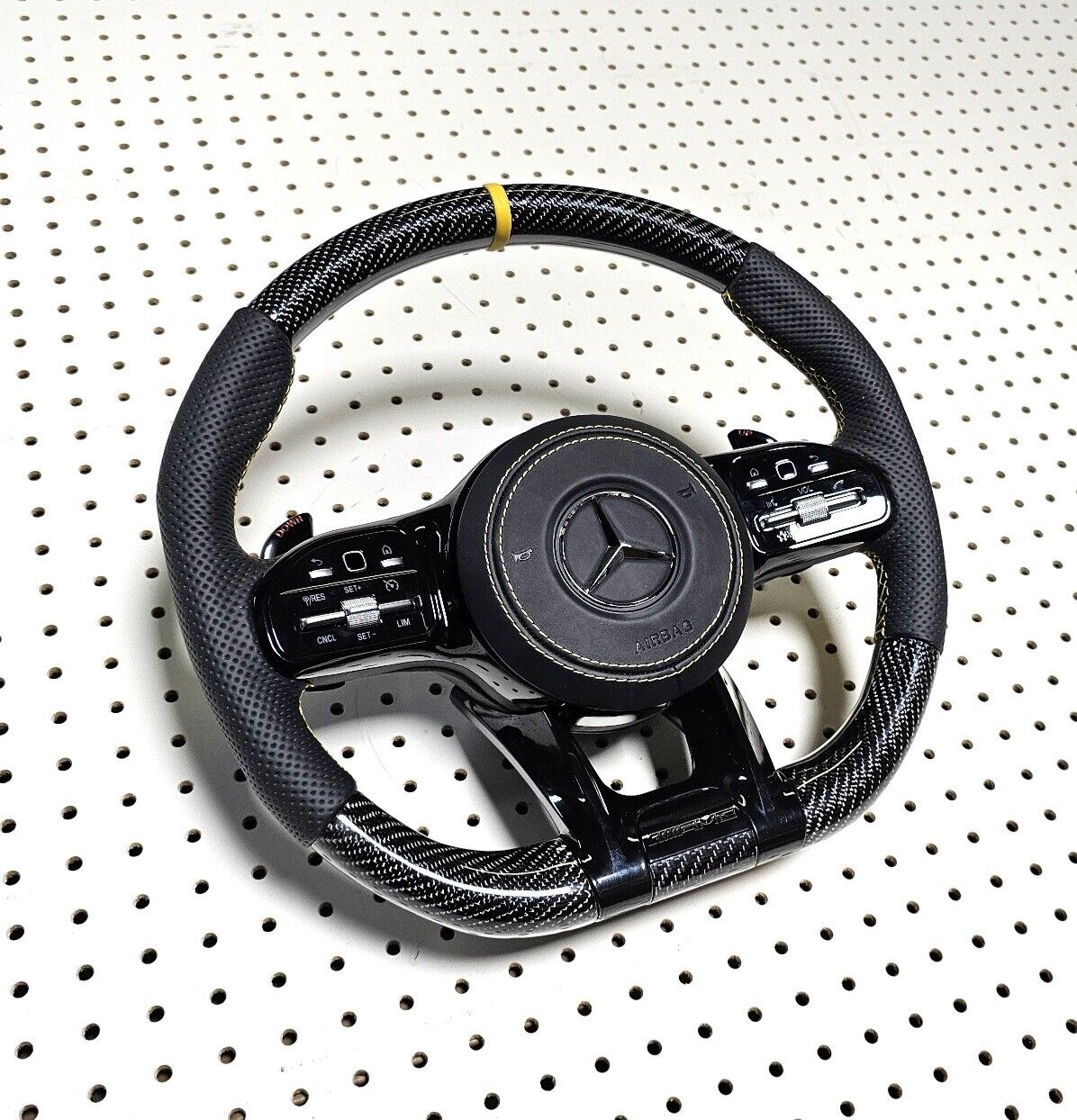 Mercedes Benz Steering Wheel Carbon Fiber for w204 w204 c300 c63 amg 2011-2023