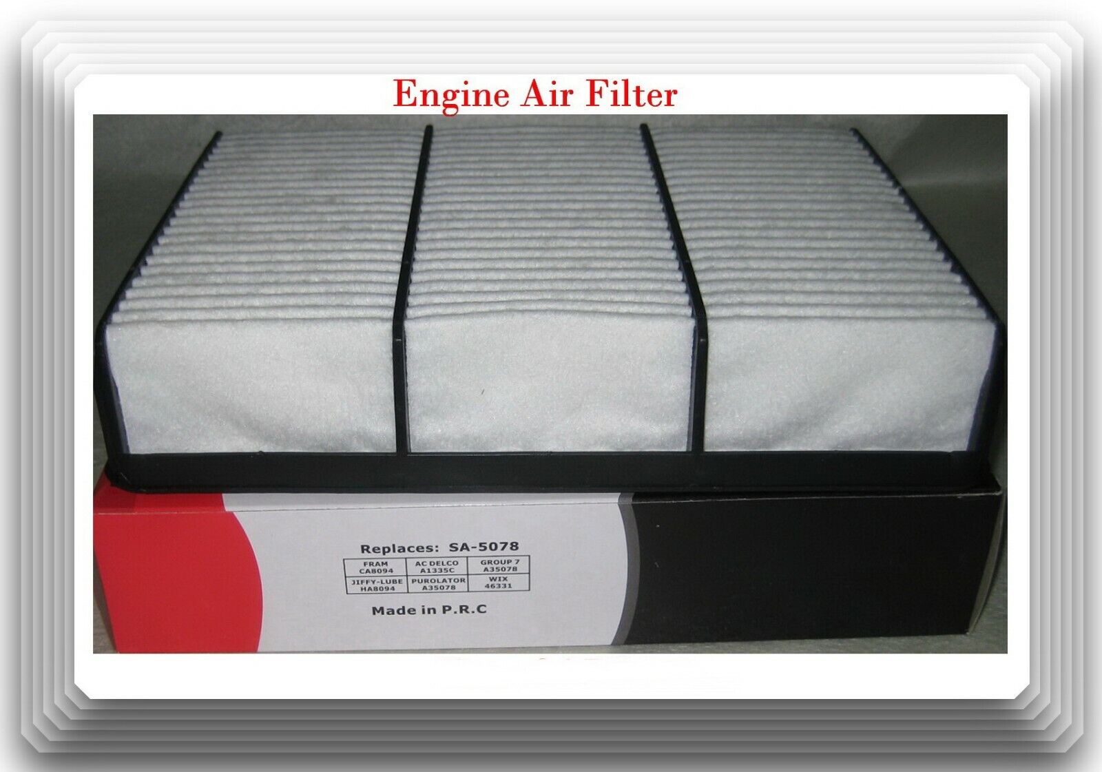 Engine Air Filter Fits:Fram CA8094 Wix 46331 Lexus GS300 1993-1997 L6 3.0L