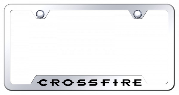 Chrysler Crossfire Laser Etched Notched License Plate Frame Official Licensed