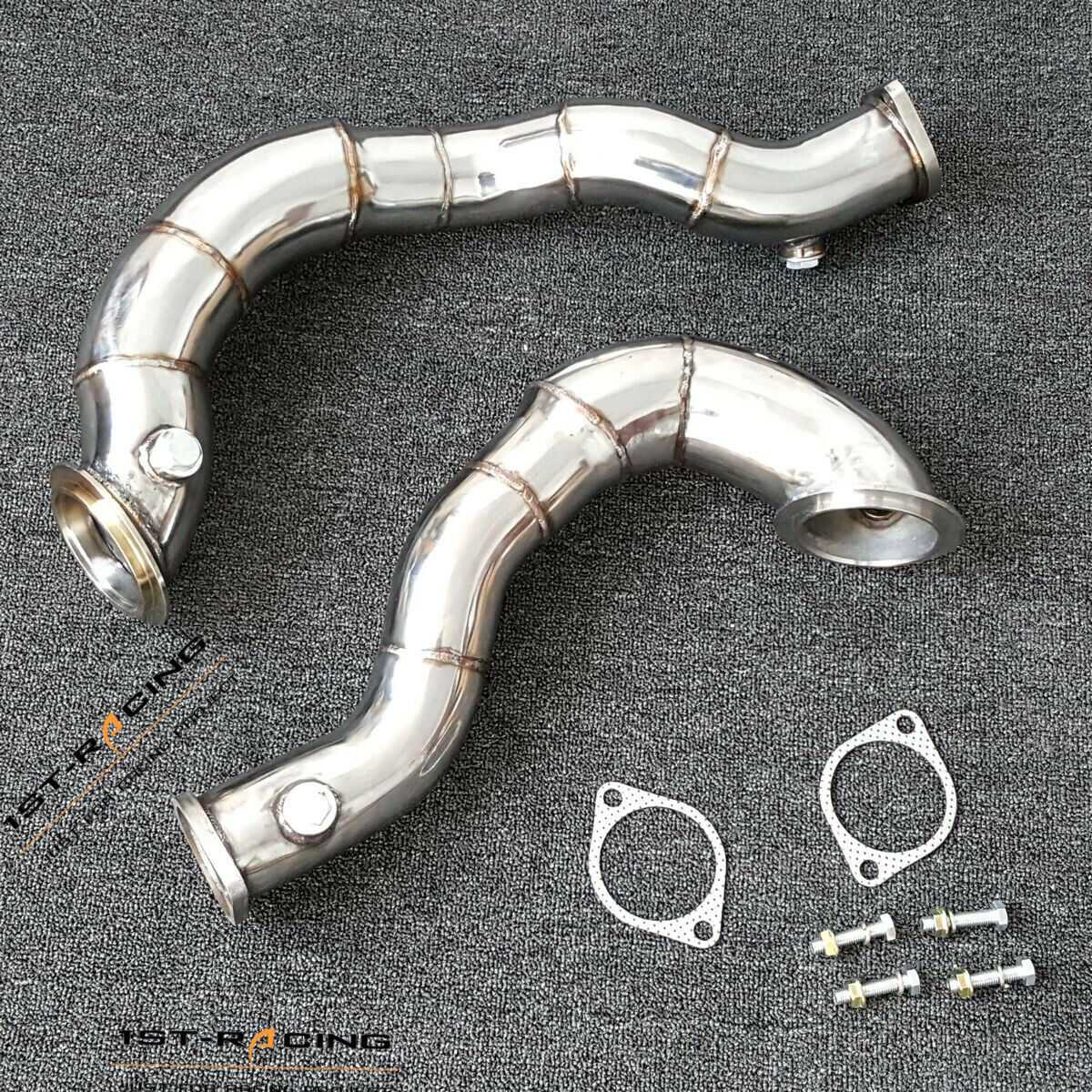 3″ Stainless Steel Turbo Exhaust Tube For 07-11 BMW N54 335xi E90/E92 3.0L
