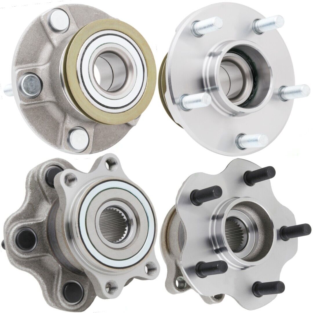 5 Lug Conversion [Front and Rear] Wheel Hub for 95-98 Nissan 240SX S14, Non-ABS