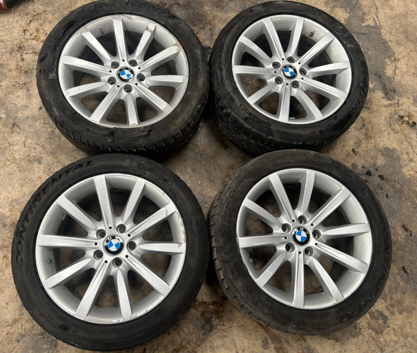 BMW F10 535I 97K 18'' Rim Set Wheel Light Alloy Reflex Silver Rims Set Miles OEM