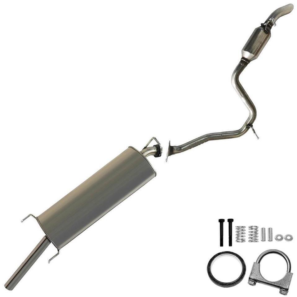 Stainless Steel Muffler Resonator Pipe Exhaust System fits: 2006-2012 RAV4 2.4L