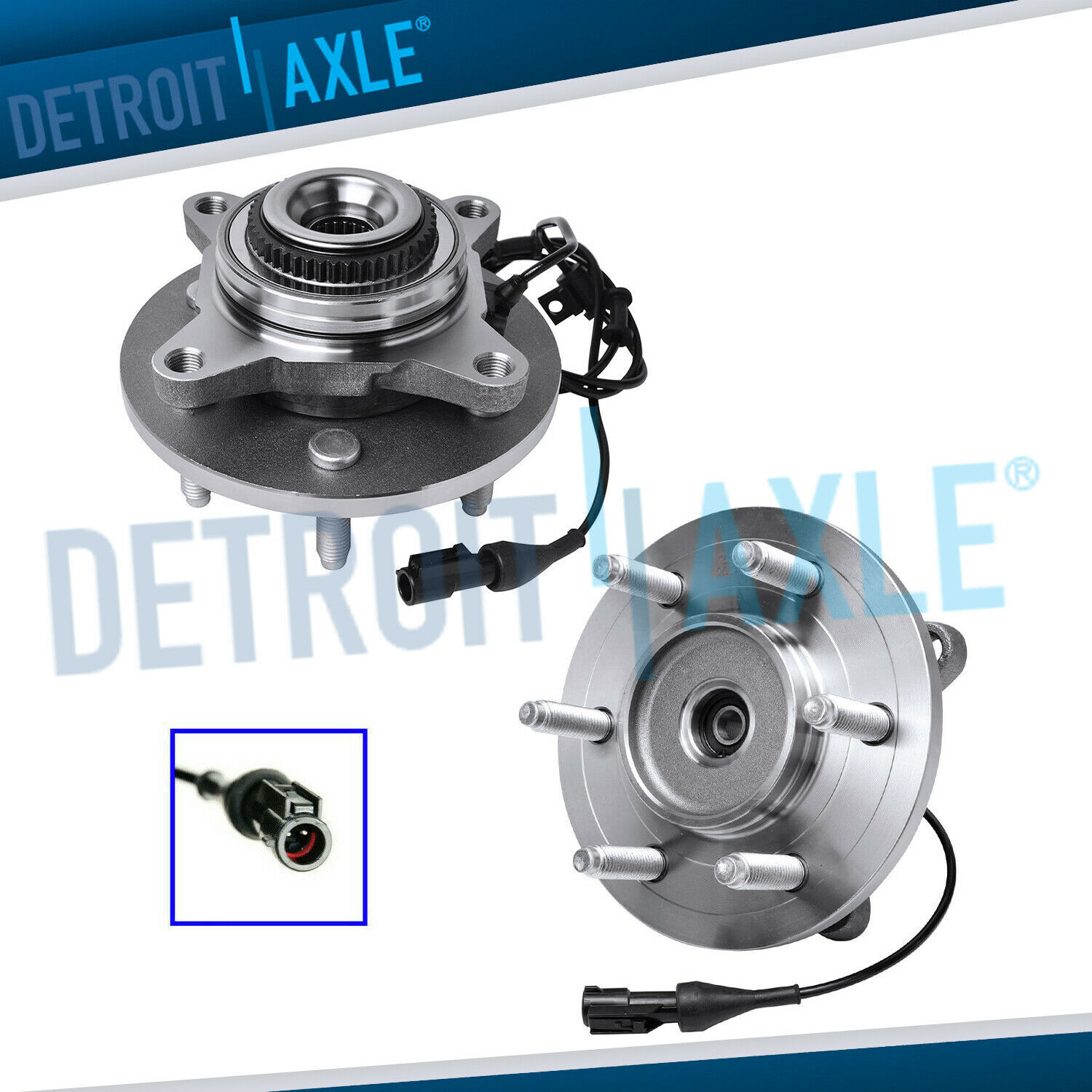 4WD Front Wheel Bearing Hub for Ford Expedition Lincoln Navigator Mark LT 4x4