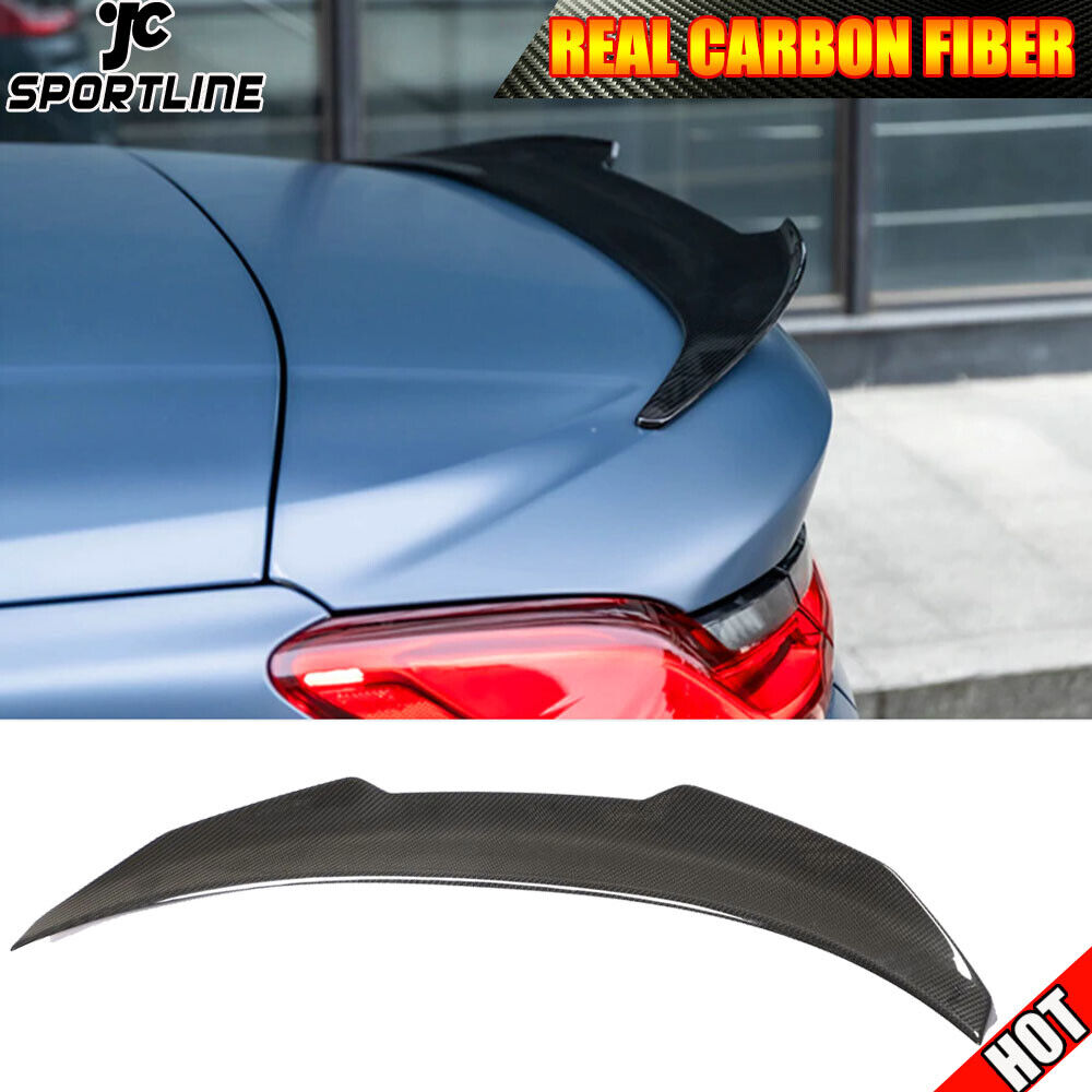 Fits BMW 8 Serie G14 840i M850i 2019UP Rear Trunk Spoiler Wing Lip Dry Carbon 