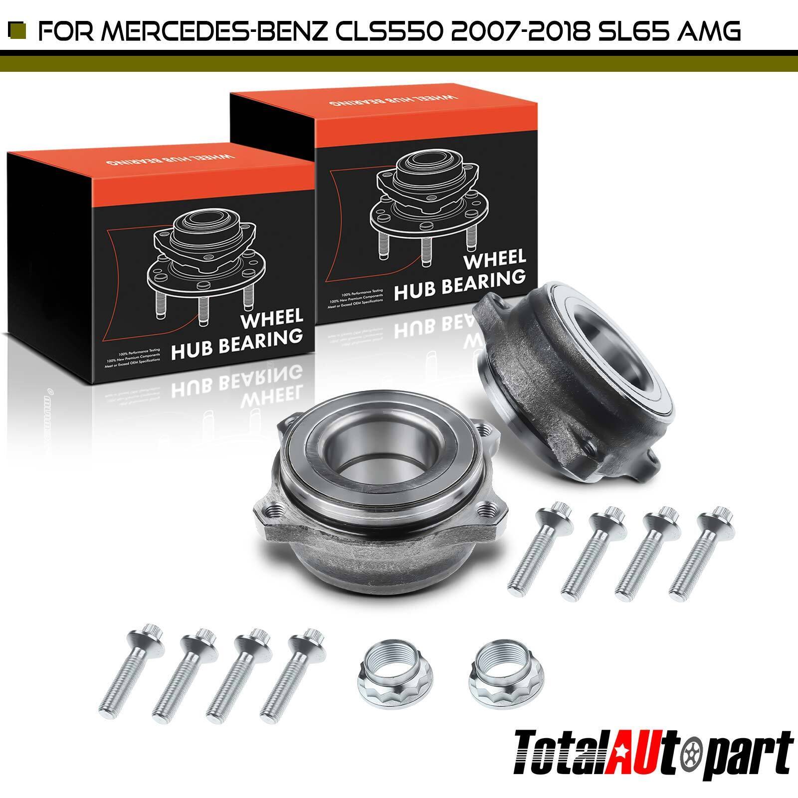 2x Wheel Hub Bearing Assembly for Mercedes-Benz CL550 2007-2014 CL600 E250 F & R
