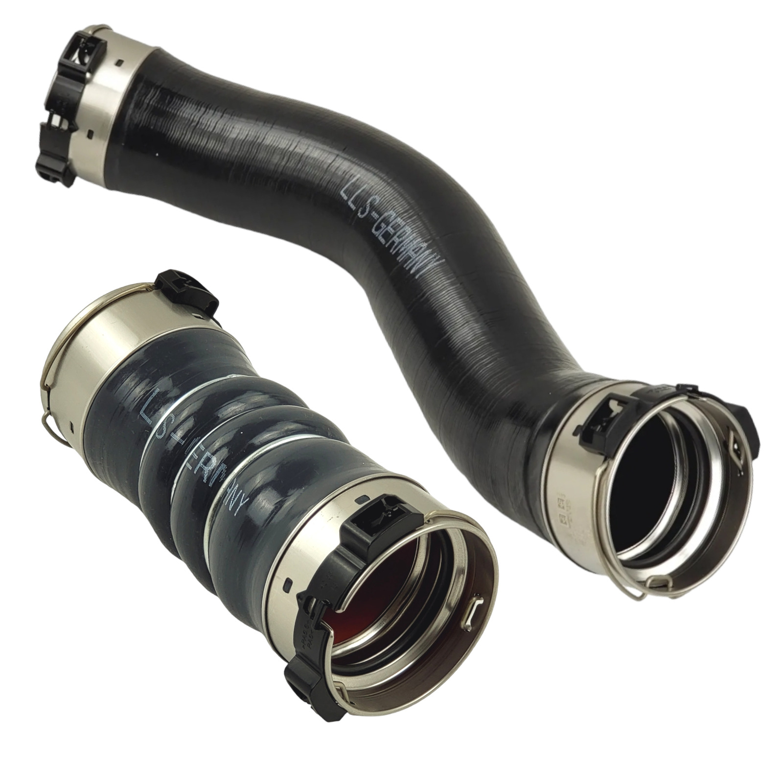 2x turbo hose for BMW 3 Series F30 F31 F34 330d,dx 11618513450 - 11617823233