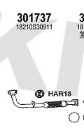 301737 Exhaust Front / Down Pipe for Honda Prelude 97-00