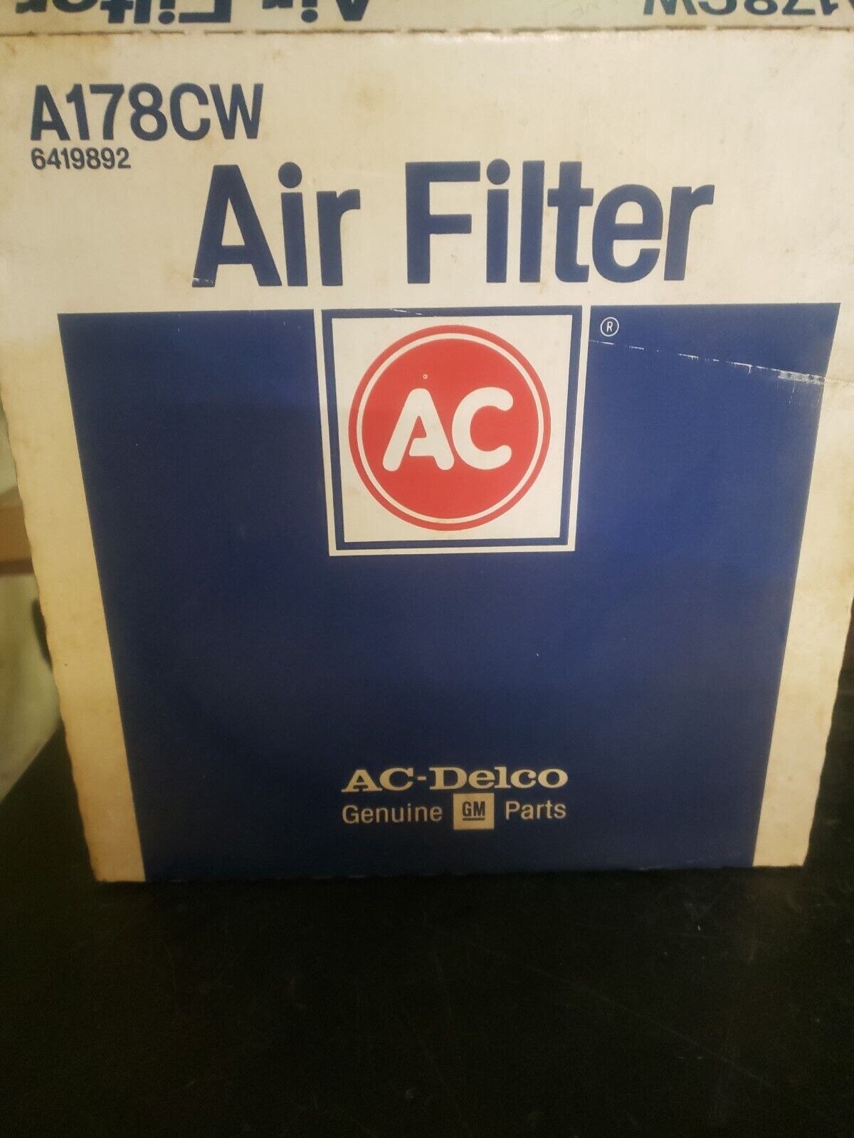 NOS AC A178C Air Filter 6419892 FOR 70S-90 GM SEE PICS