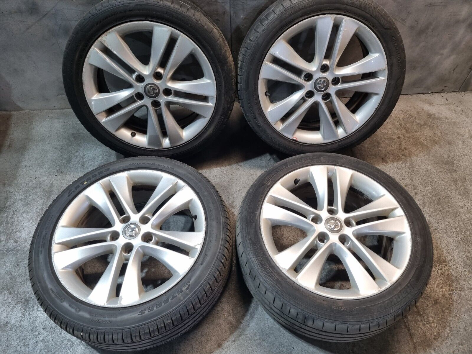 VAUXHALL ZAFIRA C 18 INCH ALLOY WHEELS WITH TYRES SET