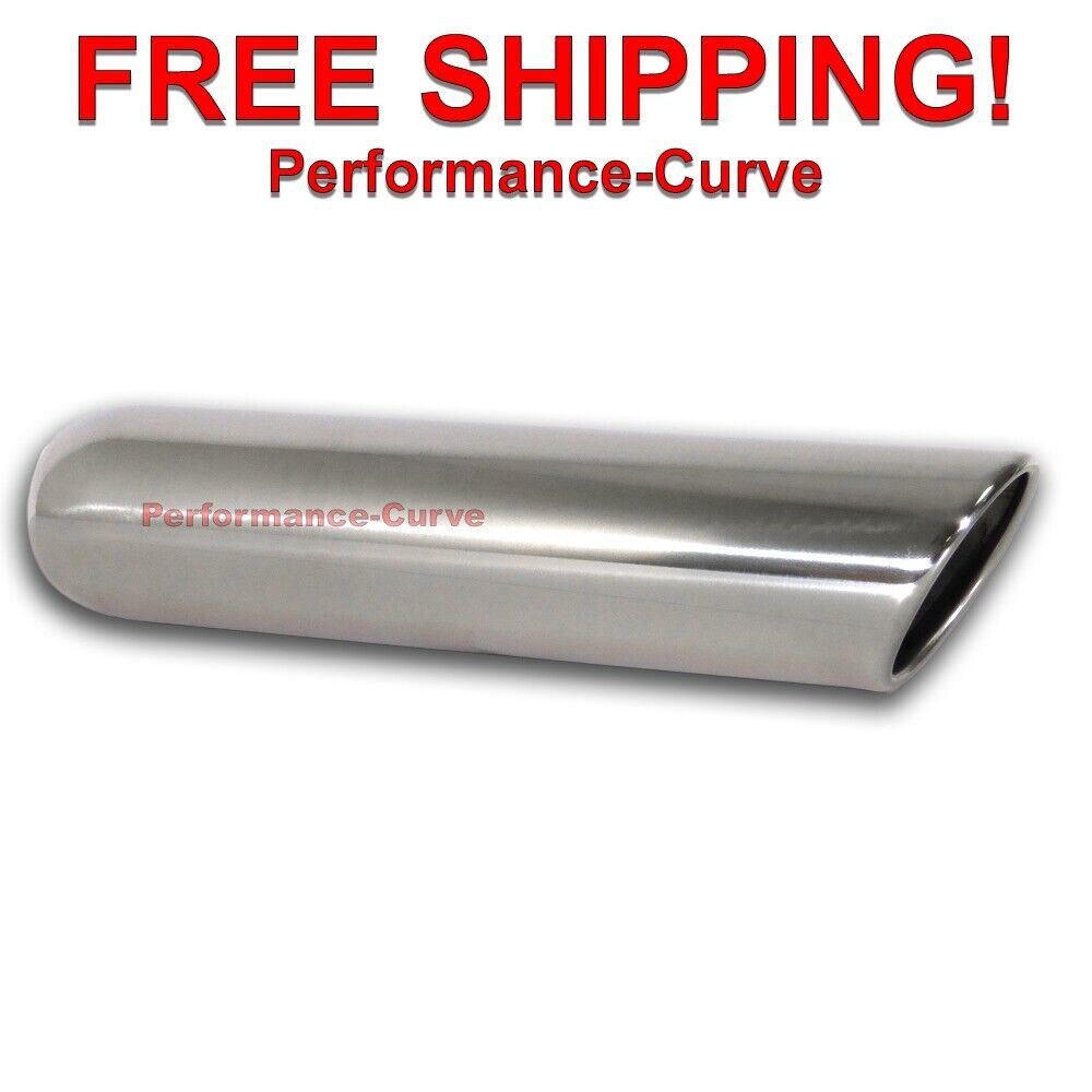 Stainless Steel Rolled Edge Exhaust Tip 2.25