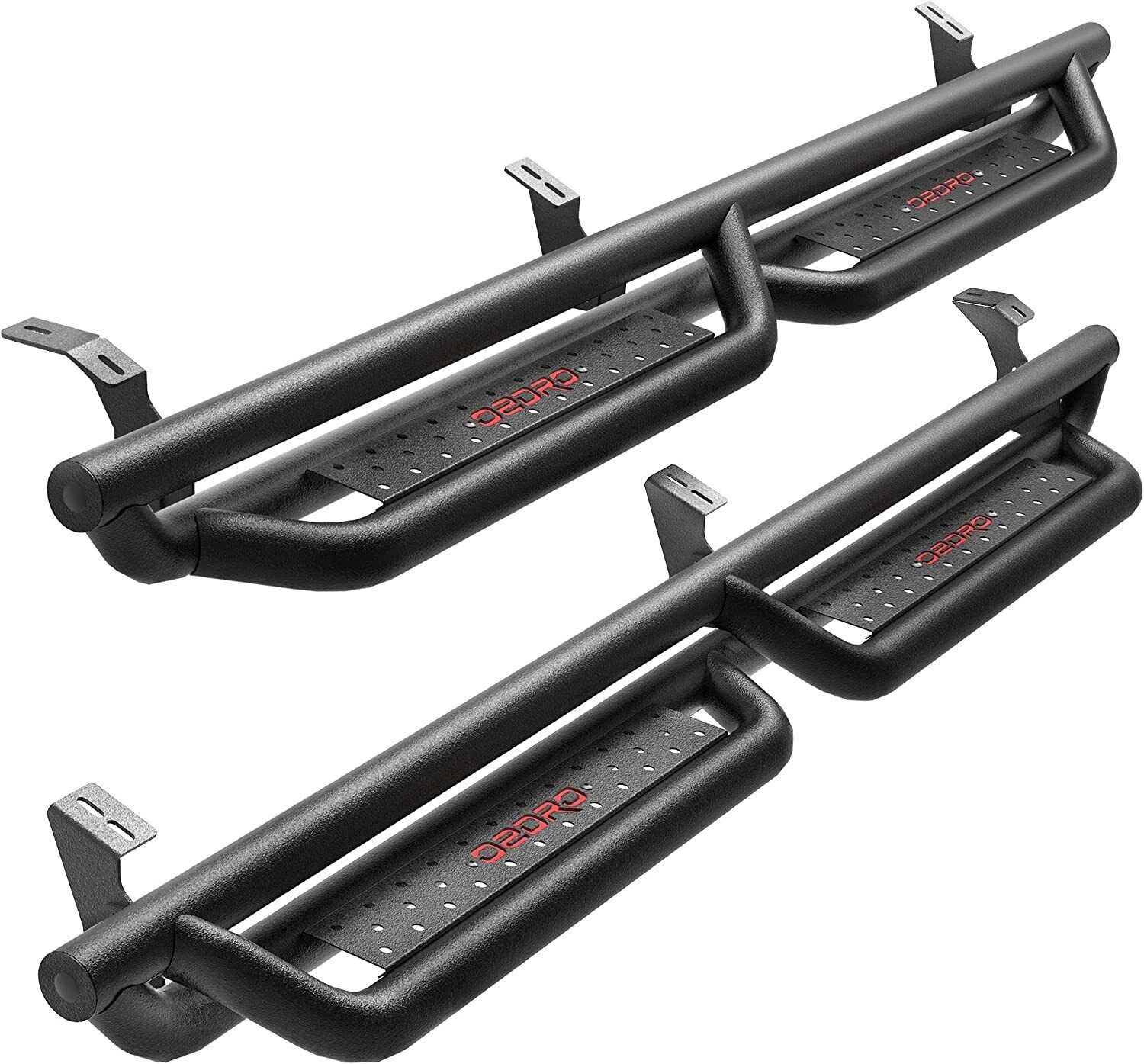 OEDRO Running Boards For 2005-2023 Toyota Tacoma Double Cab All-Steel Nerf Bars