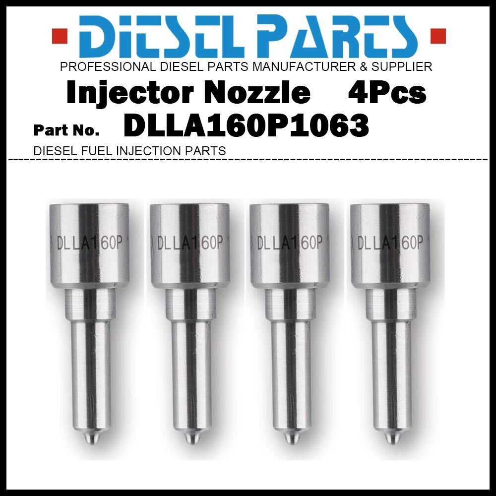 4Pcs Fuel Injector Nozzle DLLA160P1063 for BMW E46 320D / 0445110131 0445110080