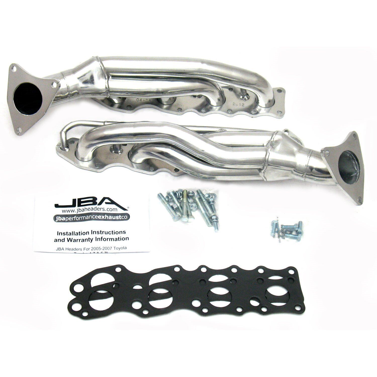 JBA 2012SJS Shorty Headers 2007-2014 for Toyota Tundra and Sequoia 5.7L 1-5/8 Pr