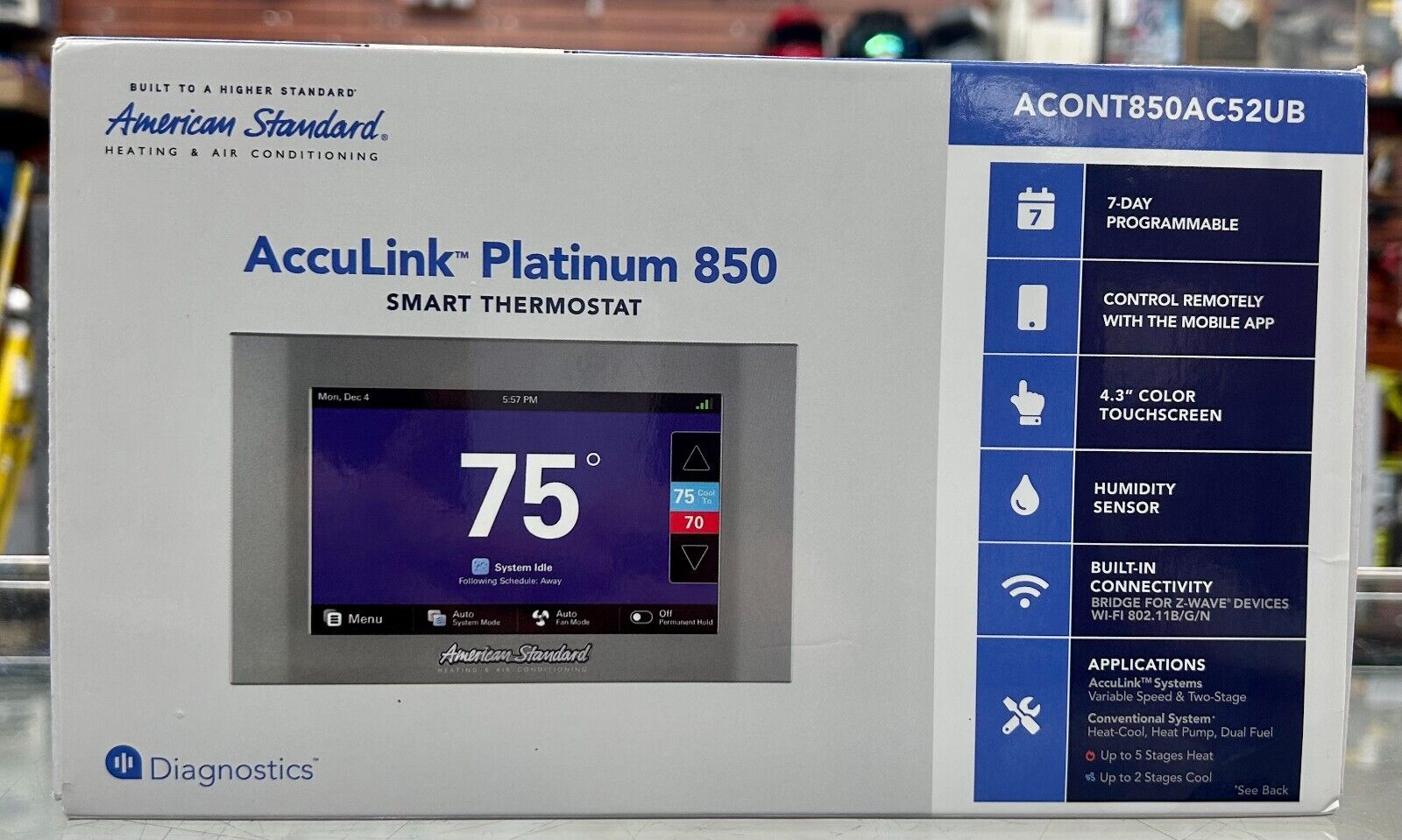 American Standard Acculink Platinum 850 with Nexia Smart Home