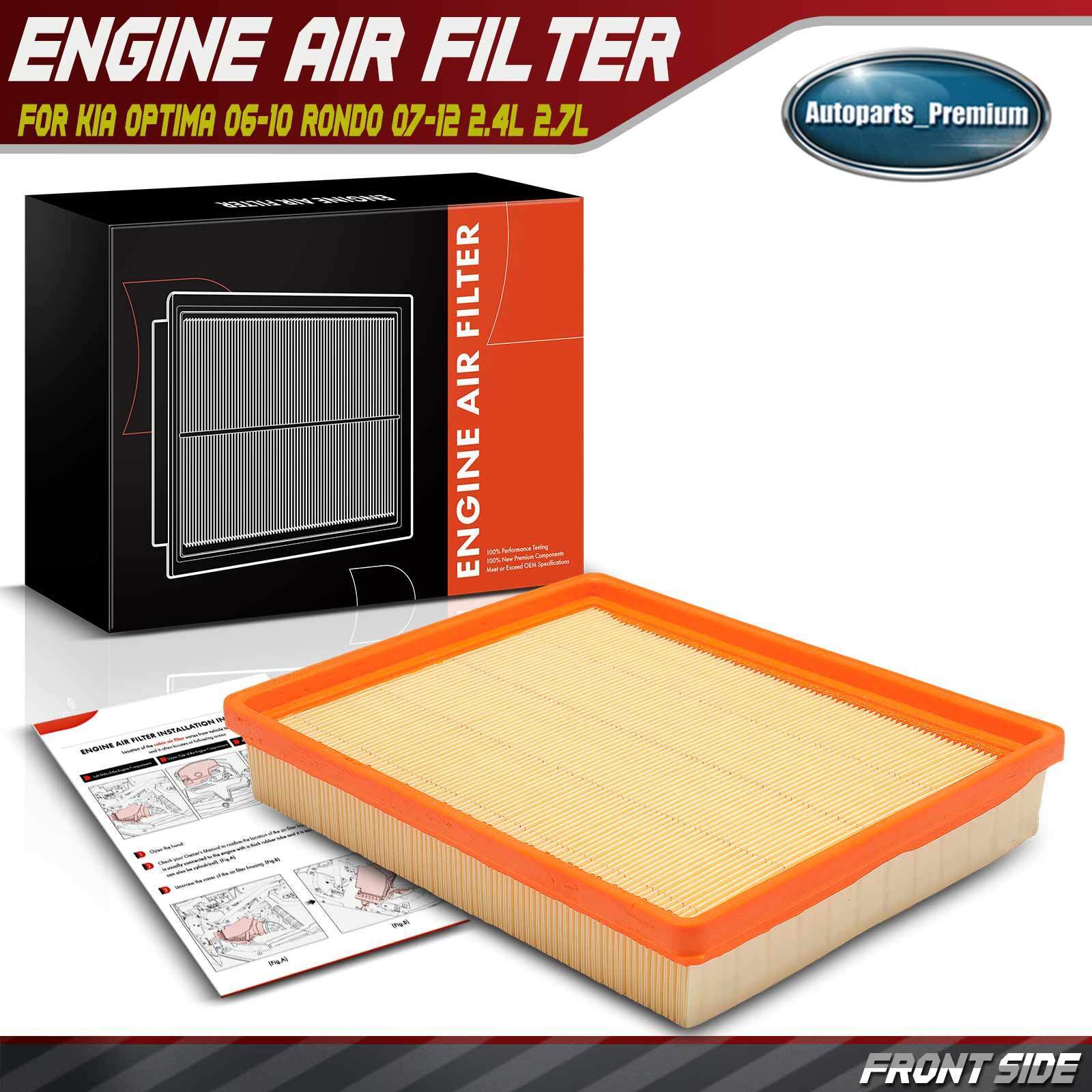 Engine Air Filter for Kia Optima 2006-2010 Rondo 2007 2008-2012 L4 2.4L V6 2.7L