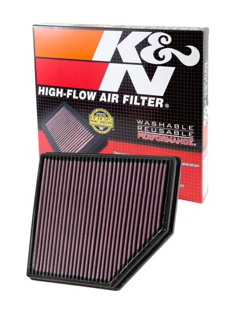 K&N 33-2418 Air Intake Filter for 2008-2016 Volvo XC60 XC70 3.0L 3.2L and More