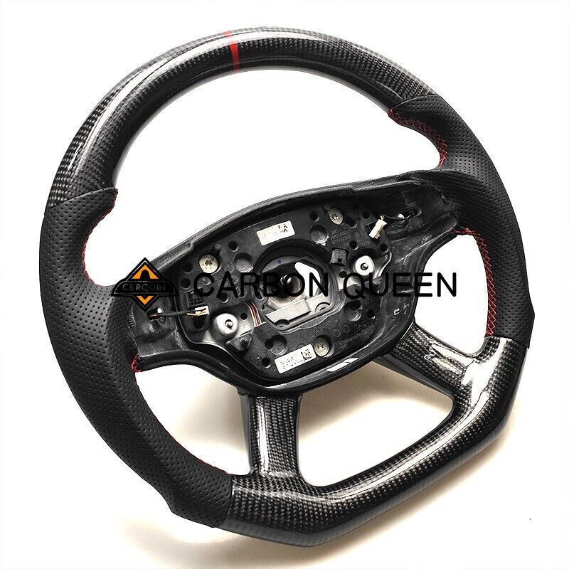 REAL CARBON FIBER STEERING WHEEL FOR 07-10 Mercedes W221 S65 AMG CL550 CL63 S63