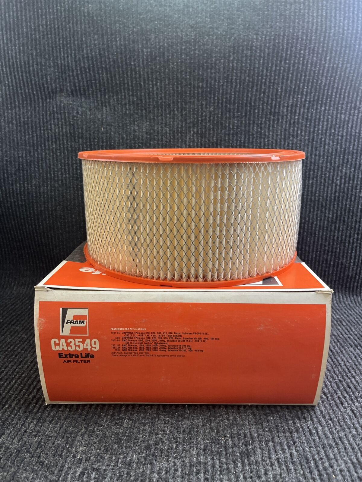 🔥🔥Fram CA3549 Extra Life Air Filter For Various 1980-1985 Chevy GMC Pickups