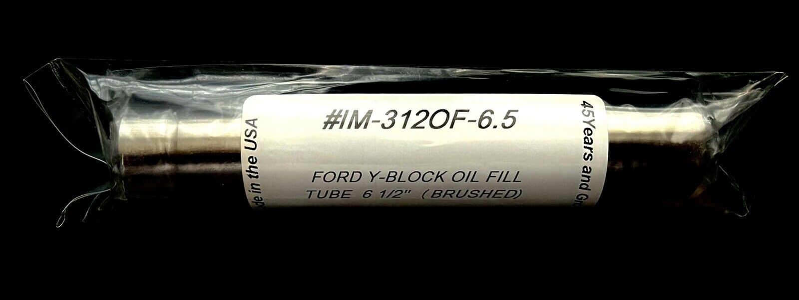Ford Flat Head, Y-Block, F.E. 6 1/2” Oil Fill Tube With Installation Tool