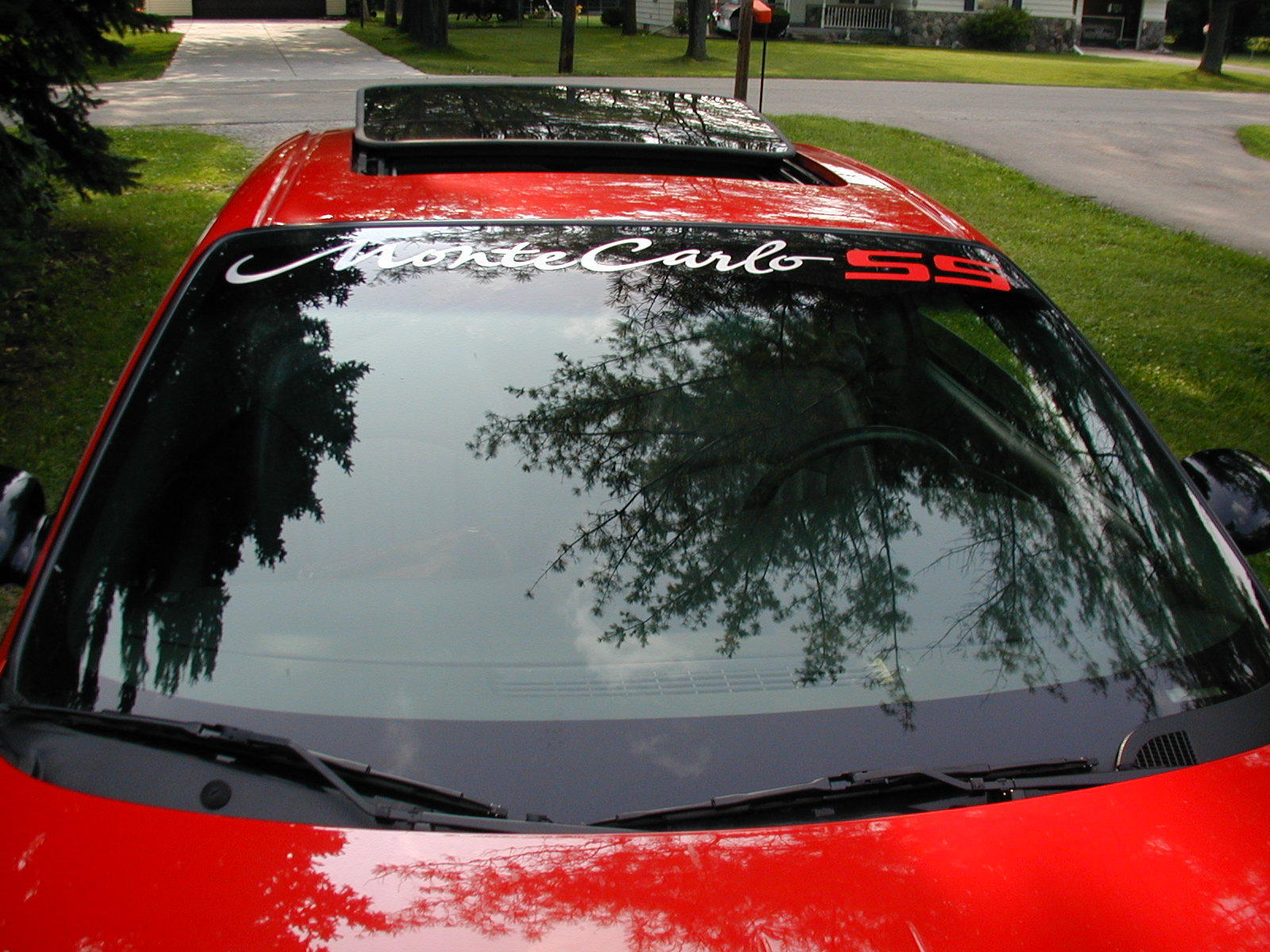 Chevrolet Monte Carlo SS Windshield Decal - LAST ONE