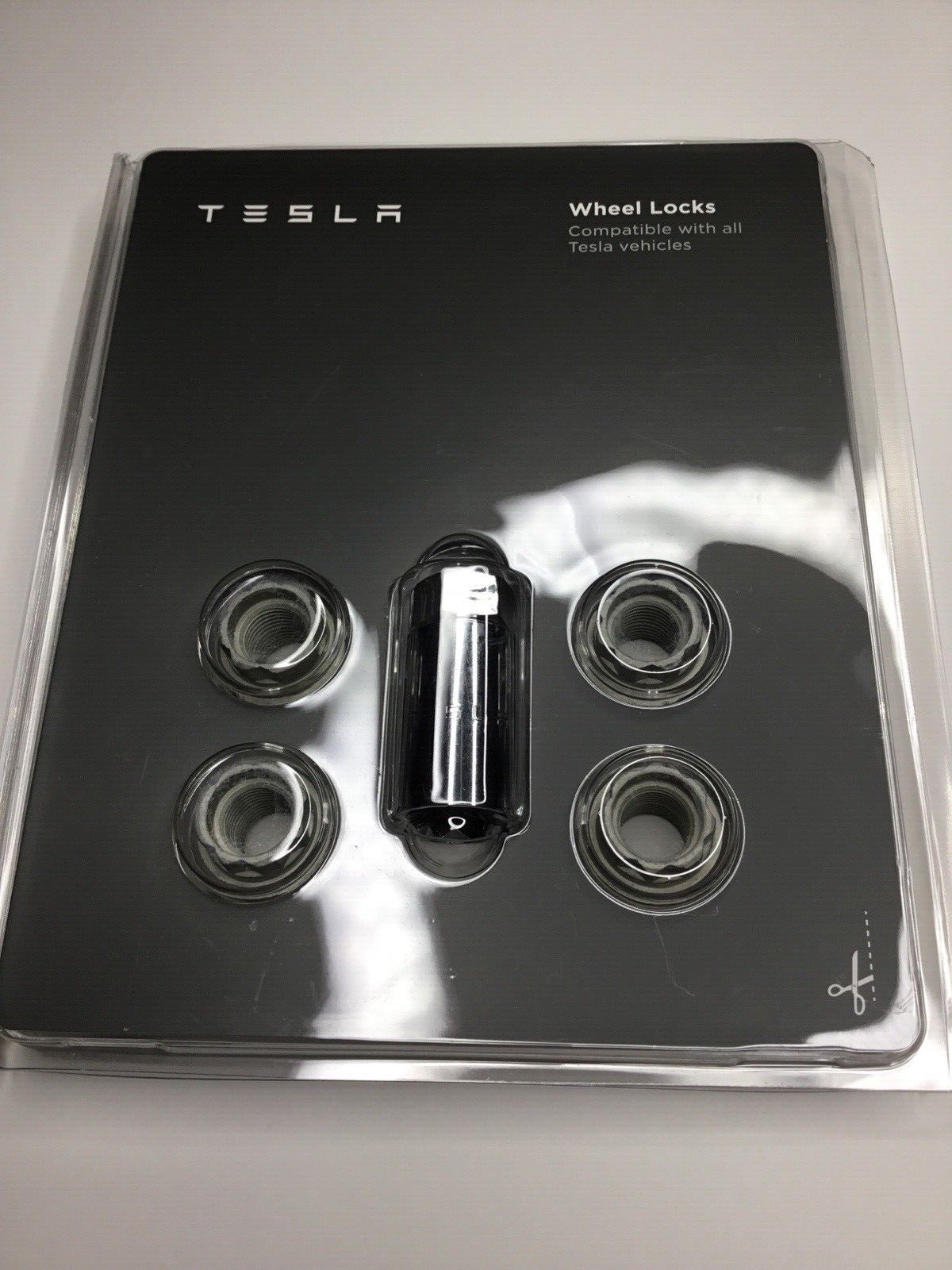 Tesla Model S3XY Wheel Locks 1130327-00-C NEW Genuine NIB