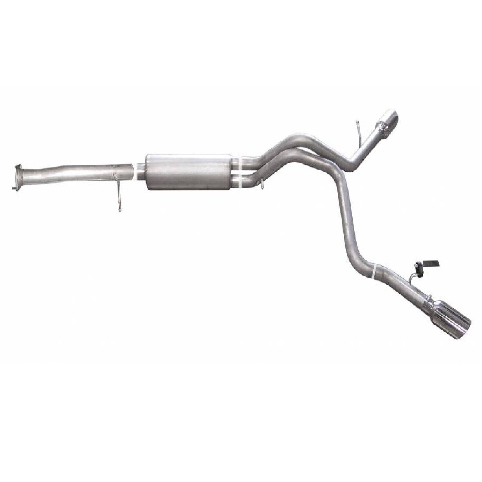 Gibson 5403 Aluminized Dual Extreme Exhaust System for 07-10 EXT/ESV/XL1500 6.2L
