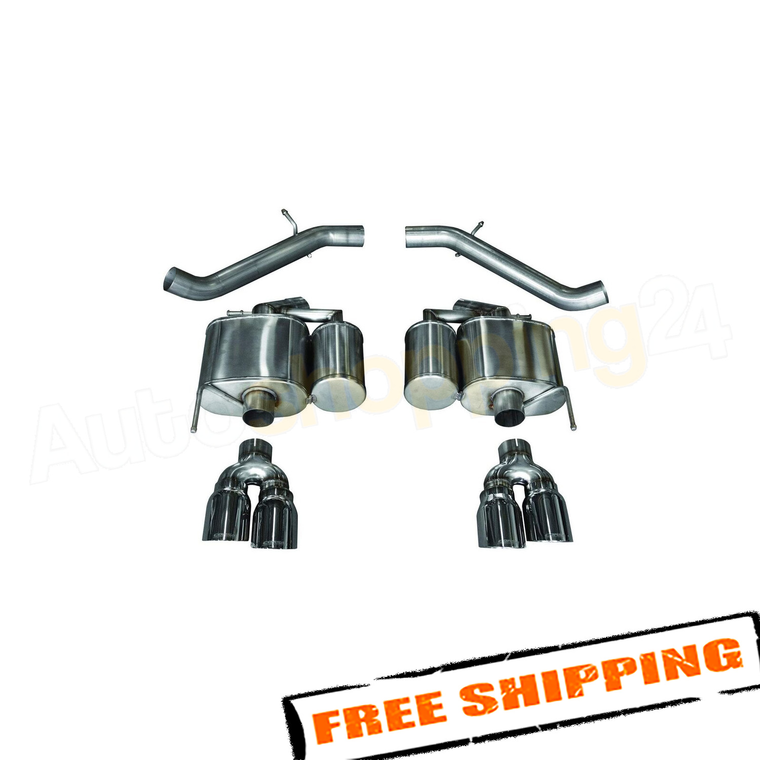 CORSA 14478 Sport Axle-Back Exhaust for 2016-2019 Cadillac ATS-V 3.6T V6