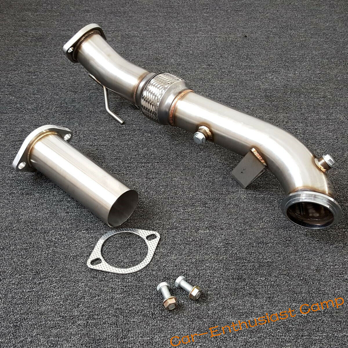 For 2013-2018 Ford Focus ST 2.0L New 3'' Stainless Steel Turbo Exhaust Downpipe