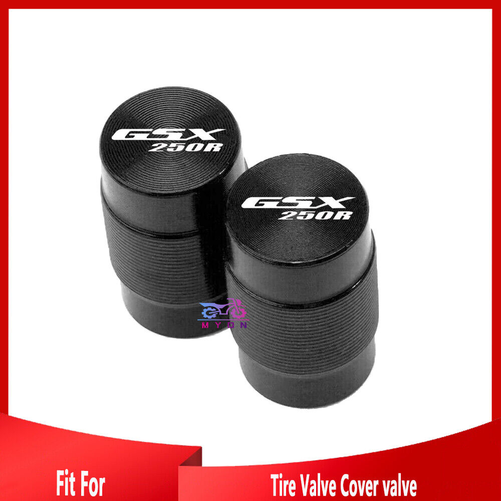 NEW Motorcycle Wheel Tire Valve caps CNC Airtight Covers For SUZUKI GSX250R