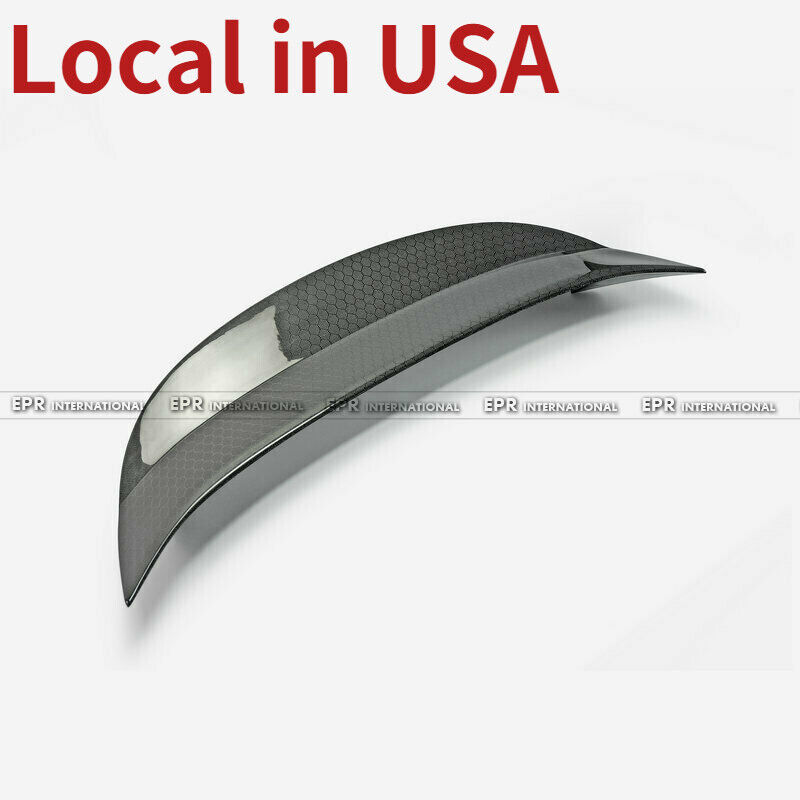 For Nissan 370z z34 Honey comb weave Carbon Fiber Rear Trunk Spoiler Wing Lip