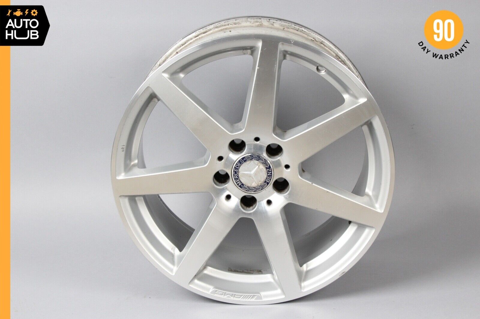 Mercedes W204 C250 C63 AMG Rear Wheel Rim 8.5 x 18 R18 Silver 2044019902 OEM