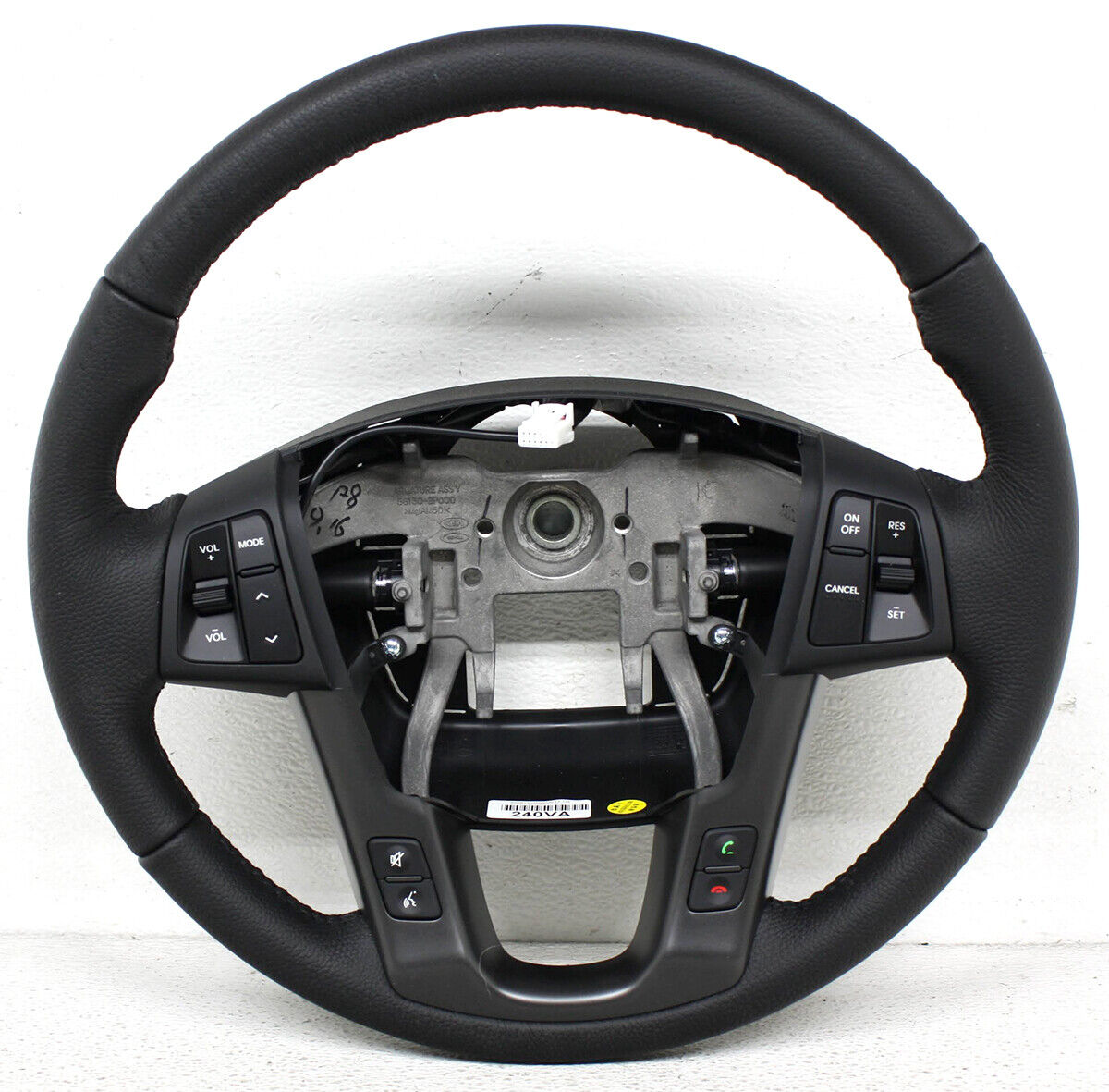 OEM for Hyundai Genesis Coupe 56100-2M730-9PV Black Leather Steering Wheel