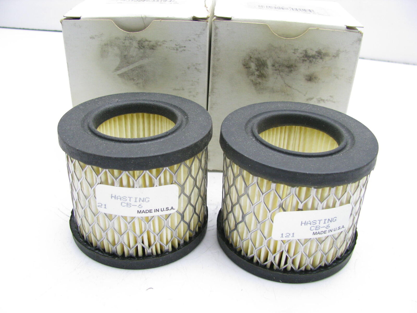 (2) Hastings CB6 Air Filter Replaces Wix 42289; PA1603; CA5; AF7367; LX281; C78