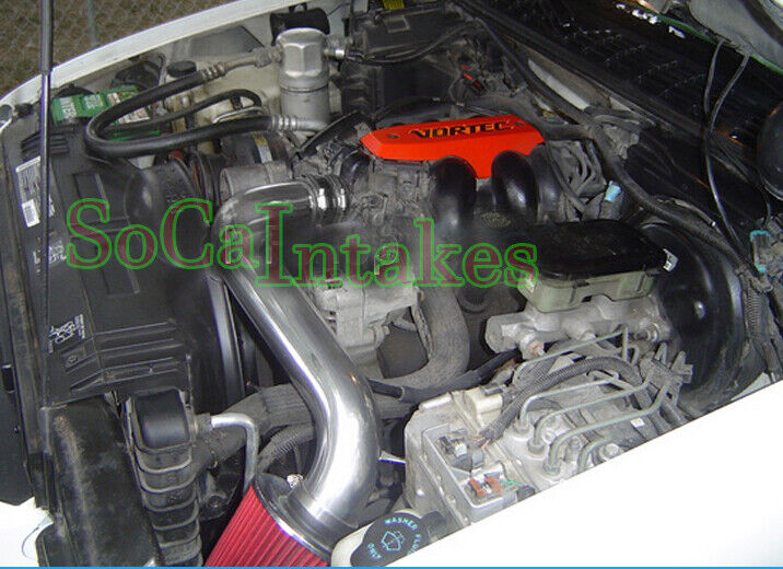 Black Red Air Intake Kit & Filter For 92-95 Chevy S10 Blazer Vortec CPI 4.3 V6