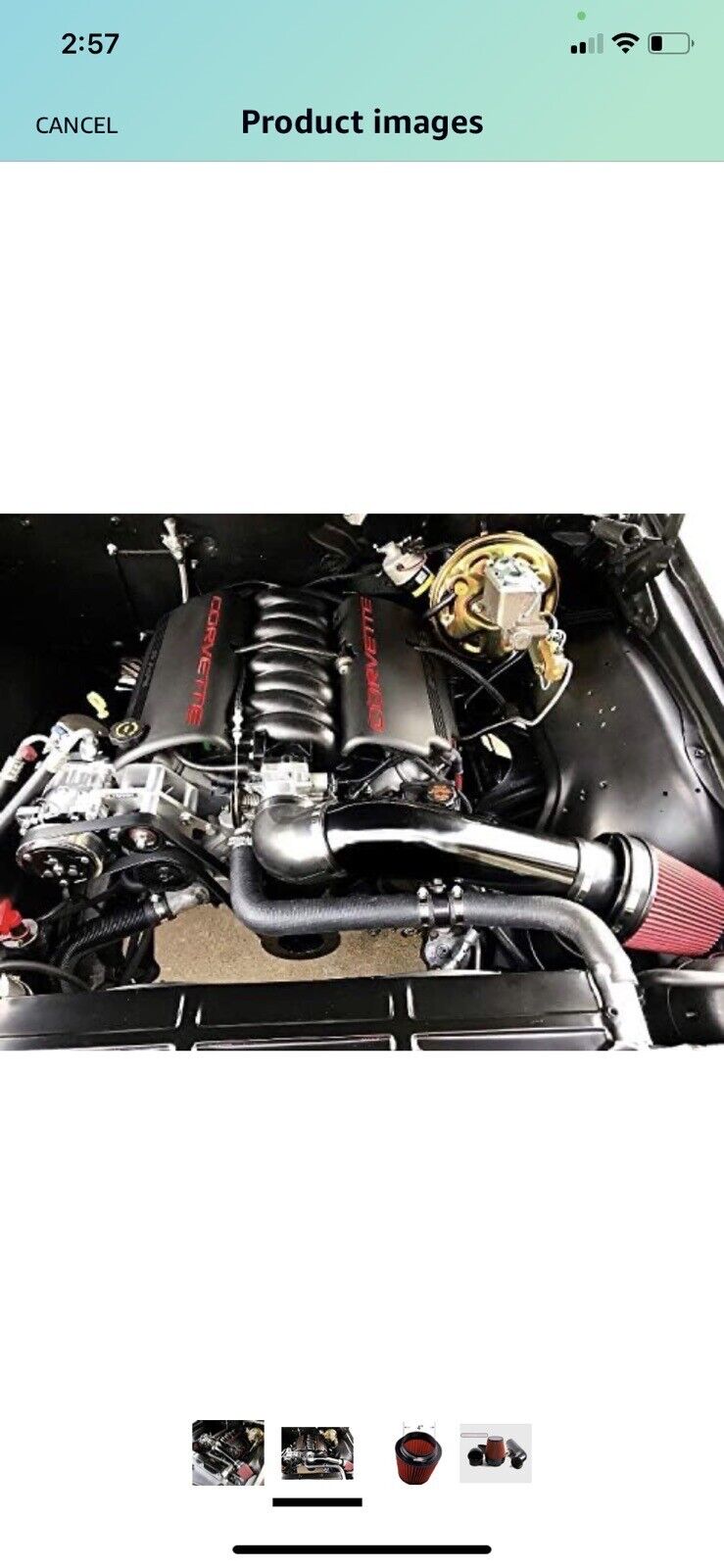 LS Swap Cold Air Intake - LSX LS1 LS2 LQ4 LQ9 Chevelle GTO Monte Carlo Caprice