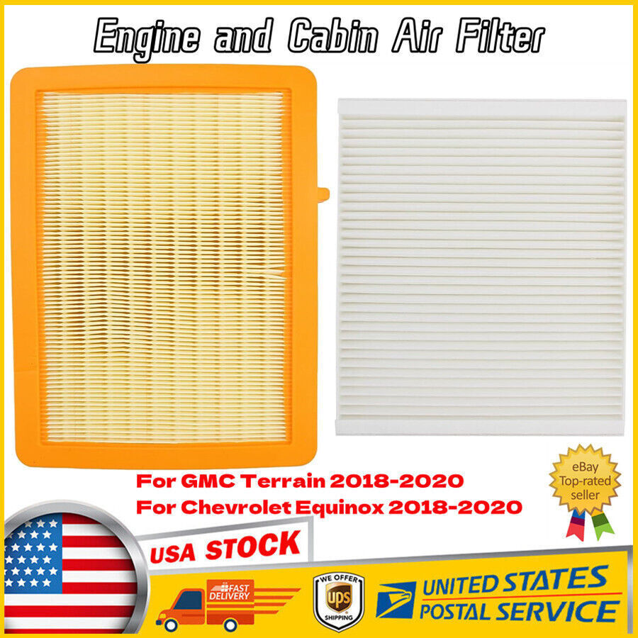 Engine &CABIN Cabin Air Filter For 2018-2020 CHEVY EQUINOX GMC TERRAIN 23279657