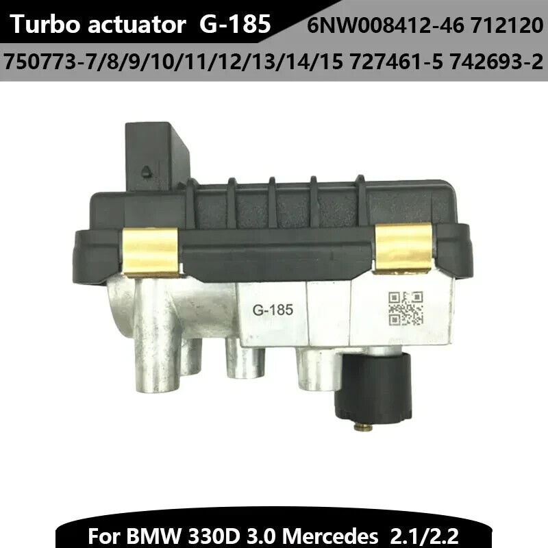 Turbo 712120 Electric Actuator 6NW008412-46 for BMW 330D 3.0 Mercedes C200 C220