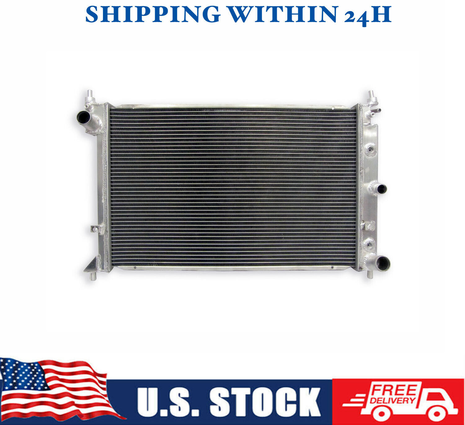 2ROW Replace Radiator For 2002+ Ford Falcon BA BF V8 Fairmont XR8 XR6 Turbo (AT)