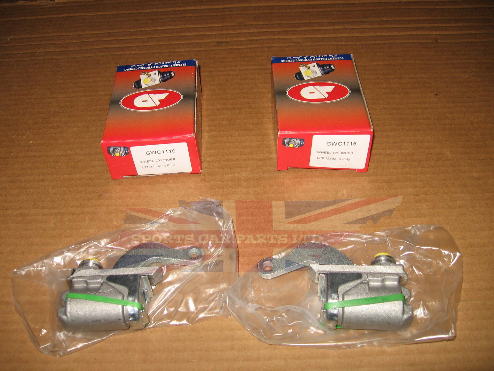 Pair of New Rear Wheel Cylinders Morris Minor 1962 and Later & MG Midget Sprite