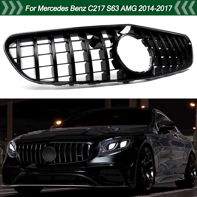 GT Panamericana Front Bumper Grille For Mercedes Benz C217 S63 S65 AMG 2014-2017