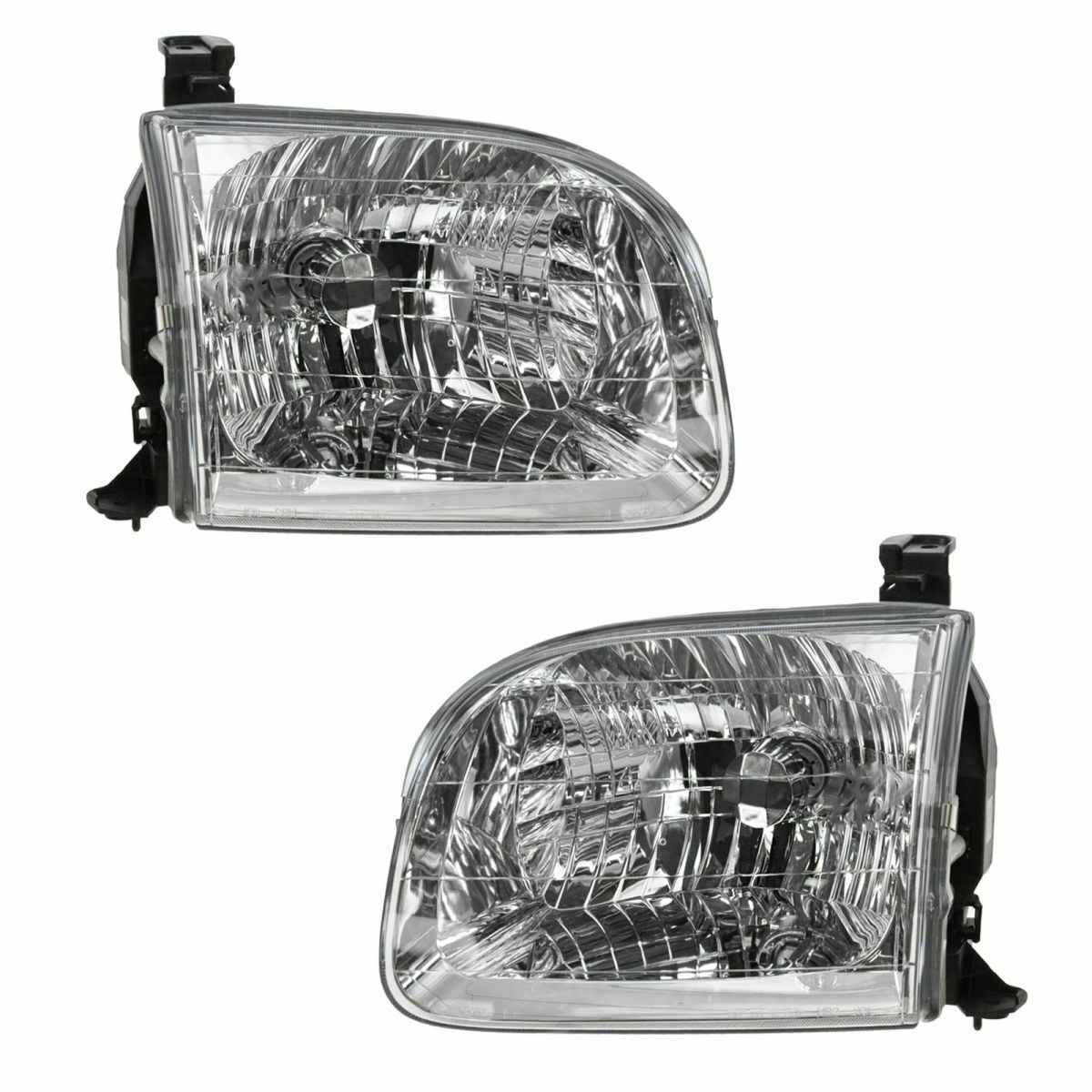 Headlights Headlamps Left & Right Pair Set for Toyota Sequoia Tundra Truck