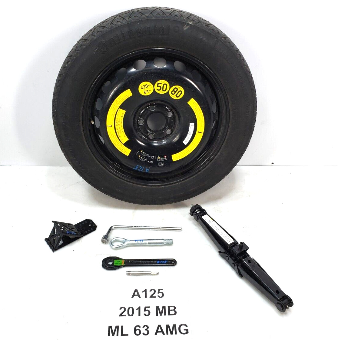 ✅ OEM Mercedes W164 W166 ML63 AMG Wheel Emergency Spare Tire Jack Lug Wrench