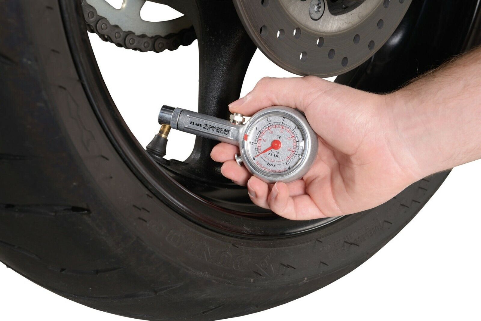 Manometer Analog For Tyres With Caliper Depth Pacer