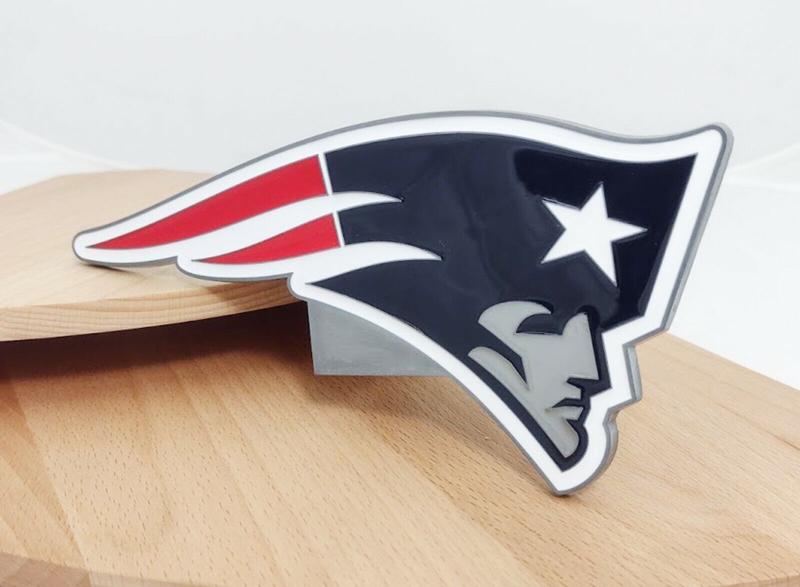 New England Patriots NFL Siskiyou Logo hitch cover - Truck Hitch Cover