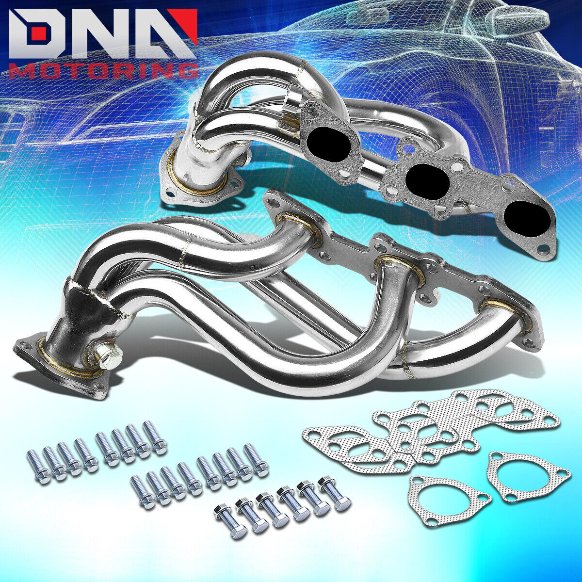 STAINLESS STEEL HEADER FOR 90-96 300ZX FAIRLADY Z V6 NON-TURBO EXHAUST/MANIFOLD
